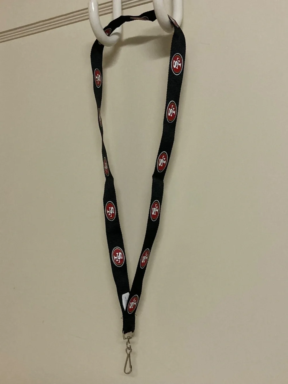 Three (3) San Francisco 49ers Football Branded Lanyards
